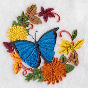 Butterfly in Autumn Wreath 1 - Image 5