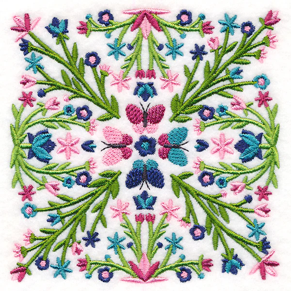 Butterfly Kaleidoscope Square - Image 5