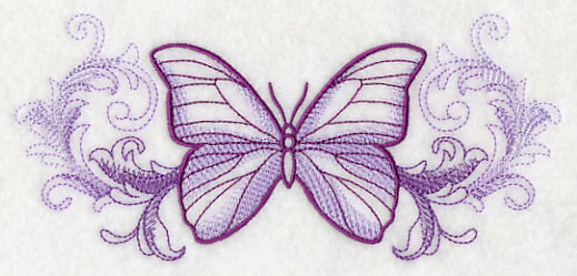 Butterfly with Baroque Background - Image 4