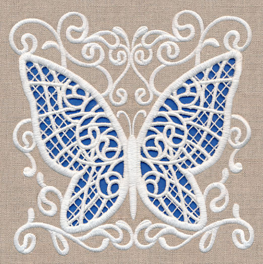 Butterfly Wonder Square (Cutwork) - Image 2