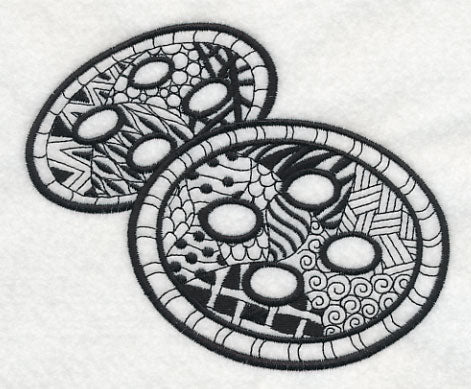 Buttons (Blackwork) - Image 2