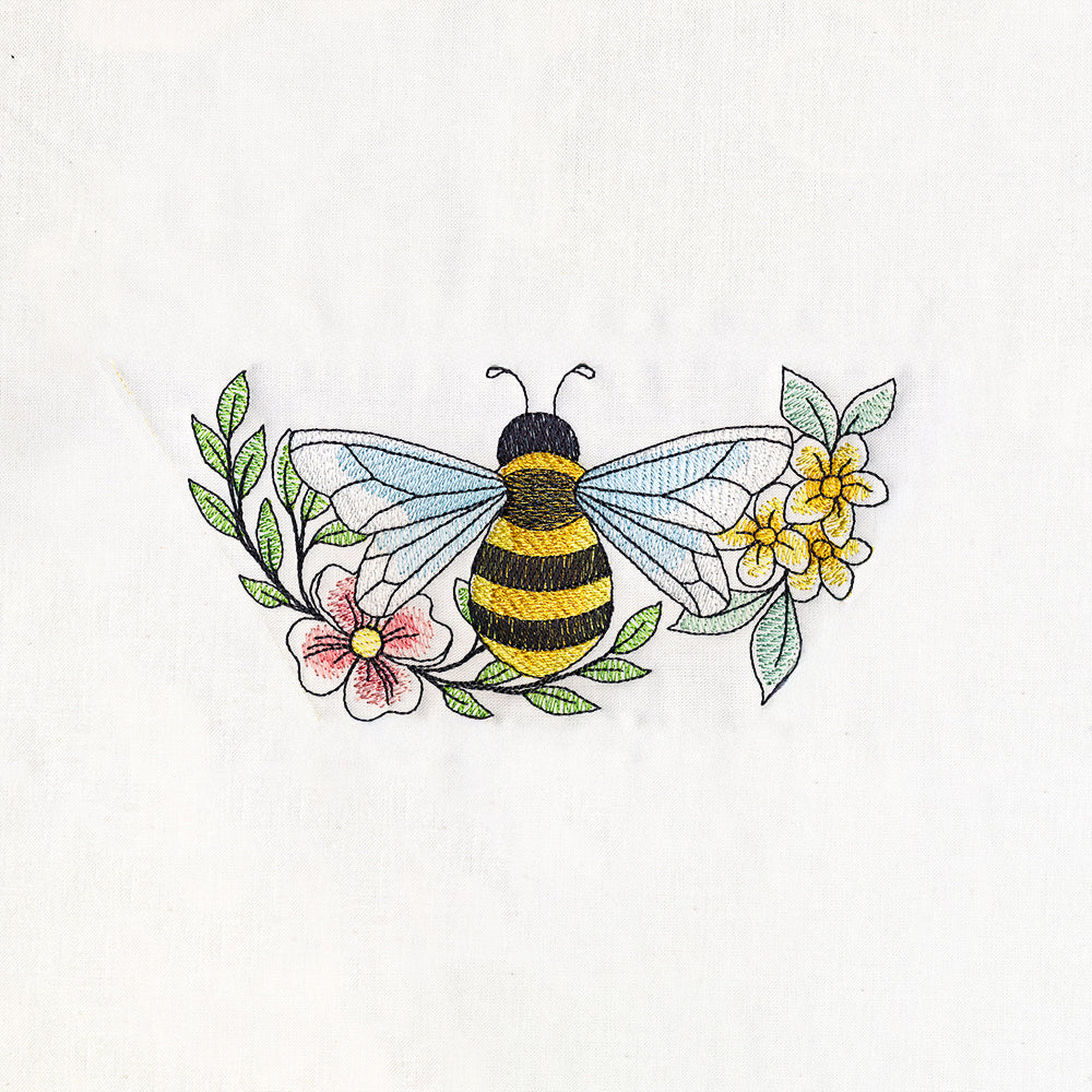 Buzzin' Bee Half Hexagon Florals - Image 3