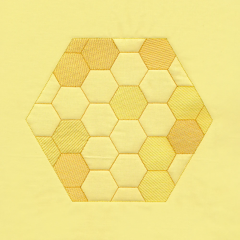 Buzzin' Bee Hexagon Pocket Potholder - Image 3