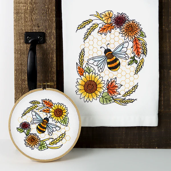 Buzzing Bee and Autumn Blooms Feature - Image 4