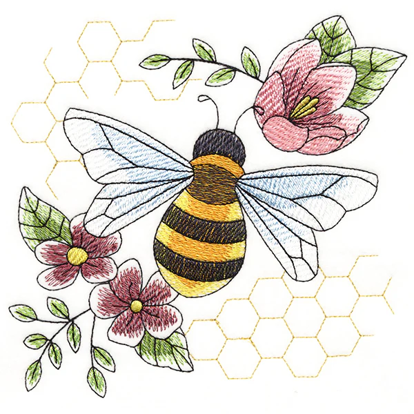 Buzzing Bee and Blooms Accent - Image 4
