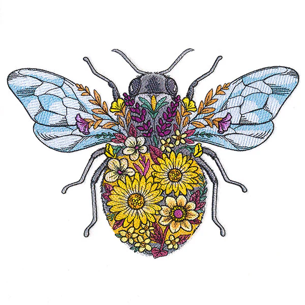 Buzzing Bee in Flowers - Image 10