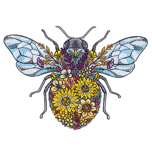 Buzzing Bee in Flowers - Image 4
