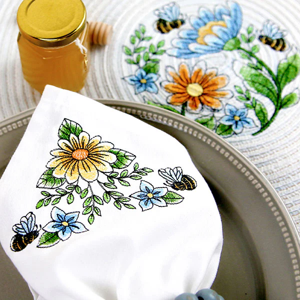 Buzzing Bees & Daisies Pillow Pair - Image 5