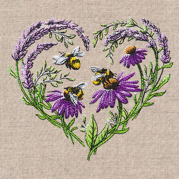 Buzzing Blossoms Heart - Image 5