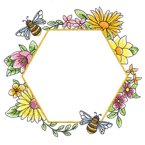 Buzzing Floral Wreath - Image 3