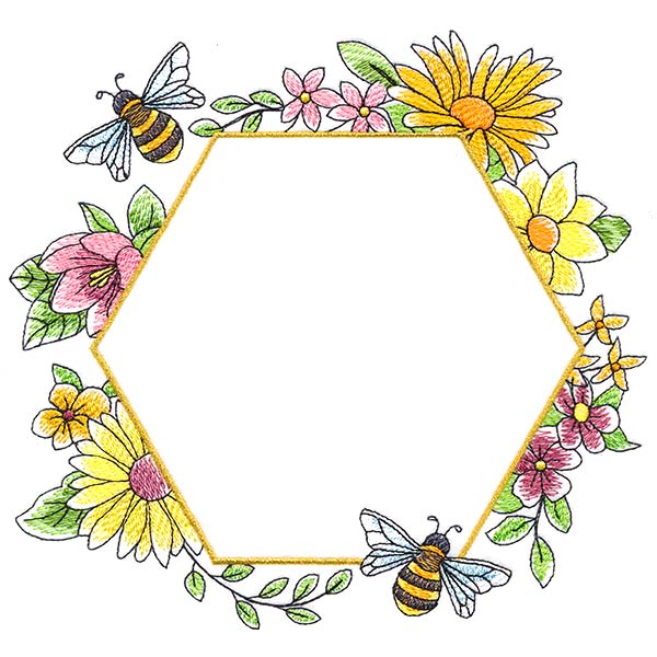 Buzzing Floral Wreath - Image 5
