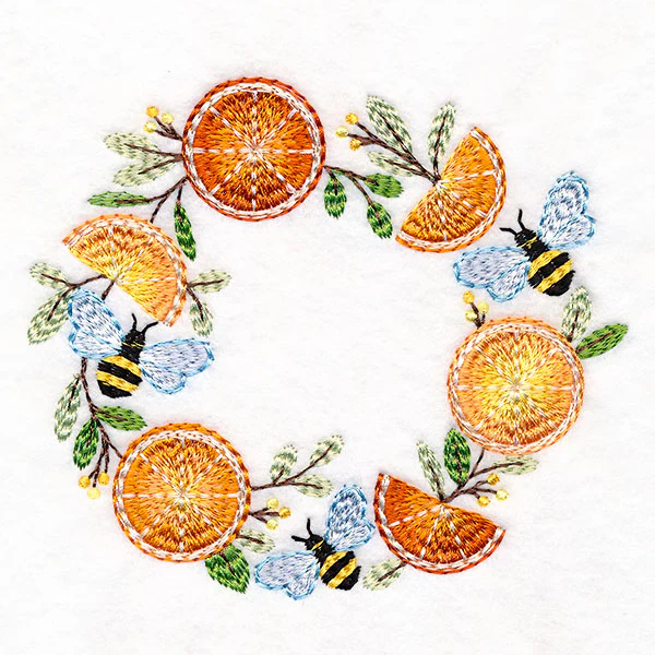 Buzzing with Sweetness Citrus Wreath - Image 5