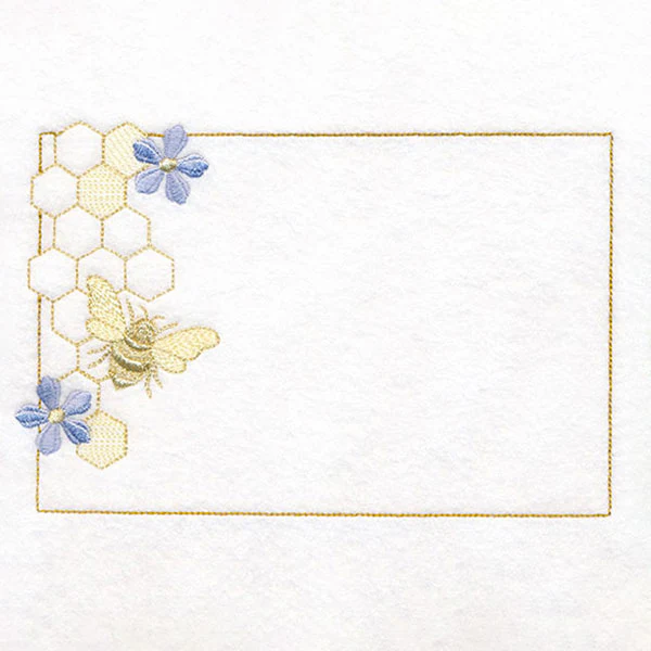 Buzzing with Wonder Honeybee Quilt Label - Image 3