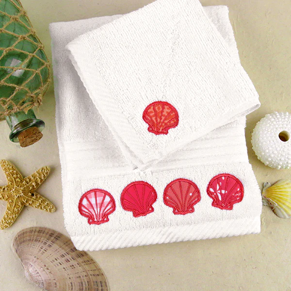 By the Sea Border - Seashell (Applique) - Image 10