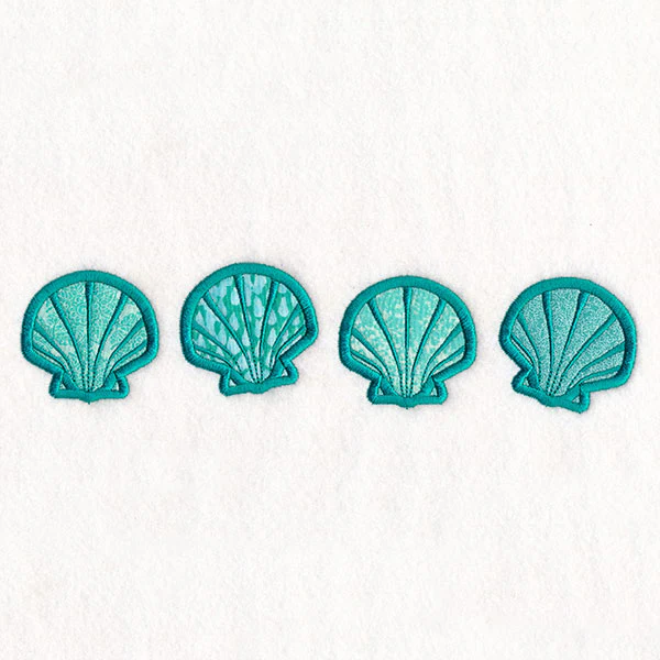 By the Sea Border - Seashell (Applique) - Image 9