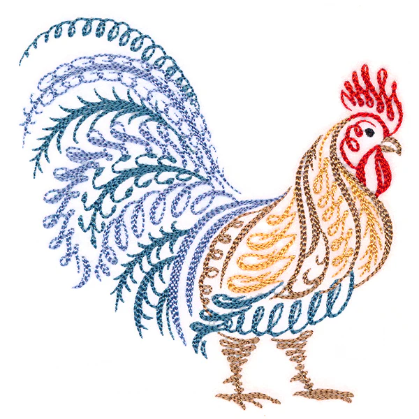 Calligraphic Farmhouse Rooster - Image 7