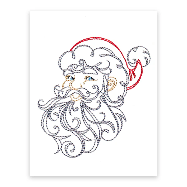 Calligraphic Santa (Cardstock) - Image 3