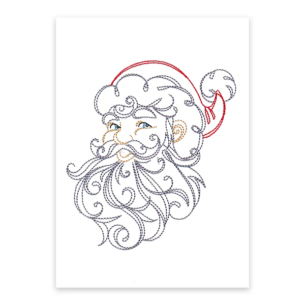 Calligraphic Santa (Cardstock) - Image 5