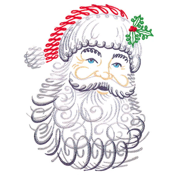 Calligraphic Santa Claus - Image 3