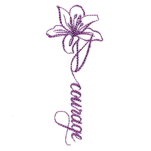 Calligraphy in Bloom - Courage - Image 5