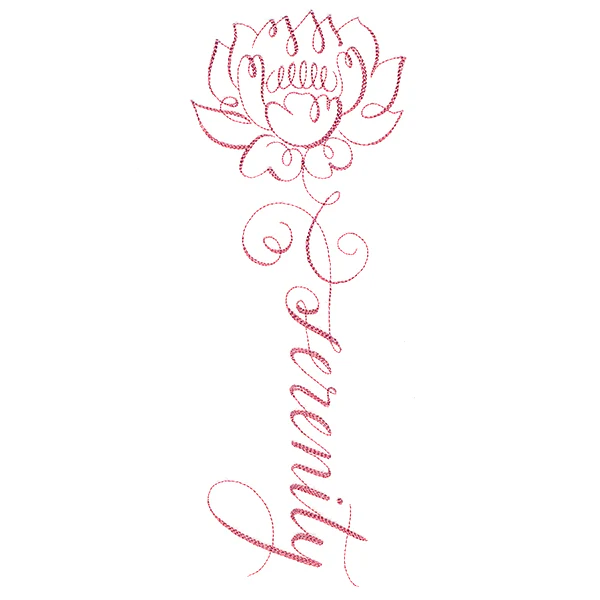 Calligraphy in Bloom - Serenity - Image 2