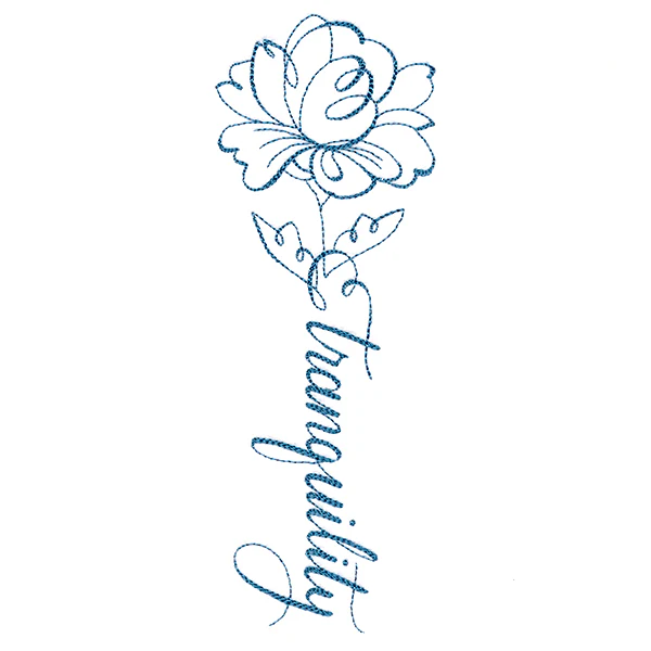 Calligraphy in Bloom - Tranquility - Image 4