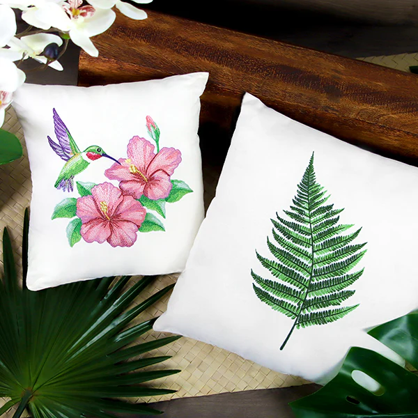 Calming Hummingbird and Hibiscus - Image 3