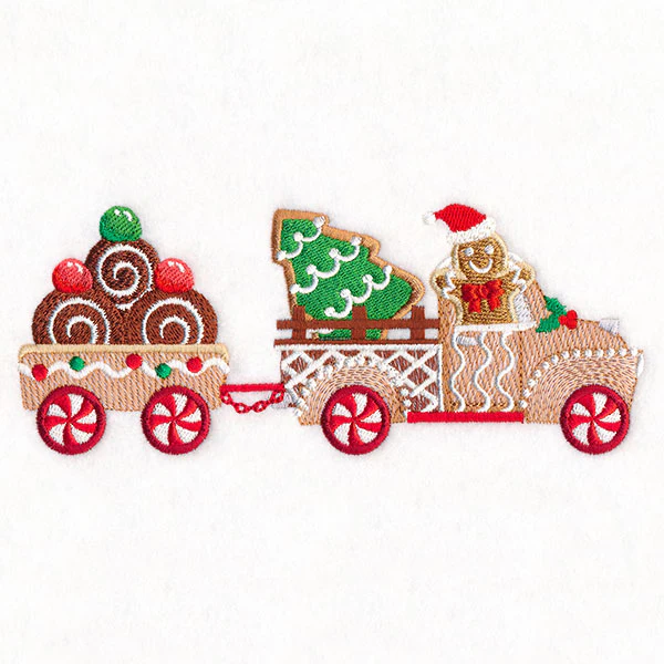 Candy Cane Christmas Car Border - Image 3