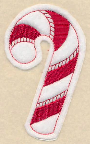 Candy Cane (Crafty Cut Applique) - Image 3