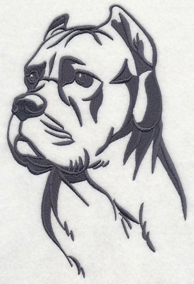 Cane Corso Silhouette (Cropped Ears) - Image 2