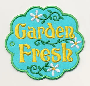 Canning Jar Tag - Garden Fresh (In-the-Hoop)