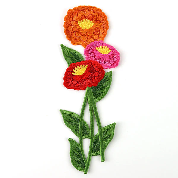 Captivating Zinnia Flowers (In-the-Hoop) - Image 13