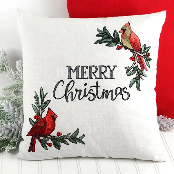 Cardinal at Christmas - Male - Image 8