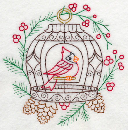 Cardinal Birdcage (Vintage) - Image 3