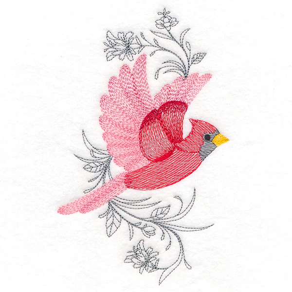 Cardinal in Flight - Image 4