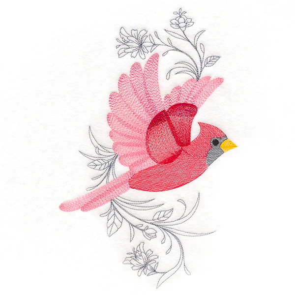 Cardinal in Flight - Image 6