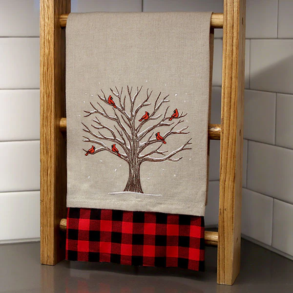 Cardinals and Branches Winter Tree - Image 8
