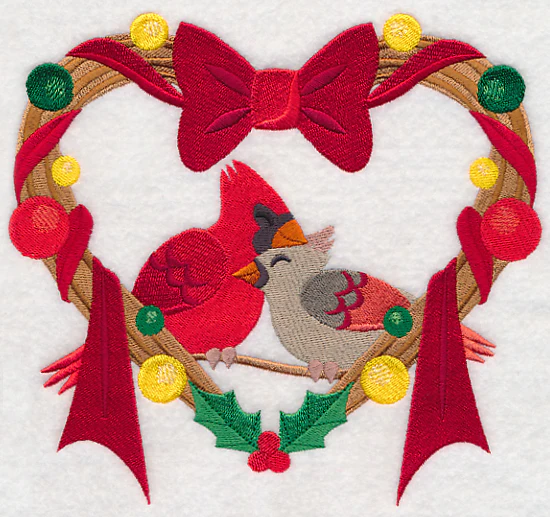 Cardinals Christmas Love Nest - Image 5