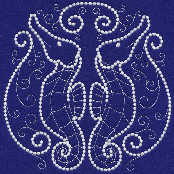 Caribbean Seahorse (Candlewicking)