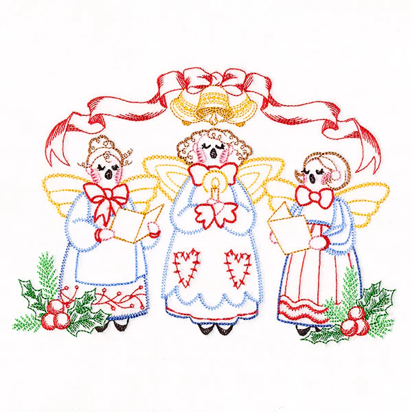 Caroling Angels Border - Image 2