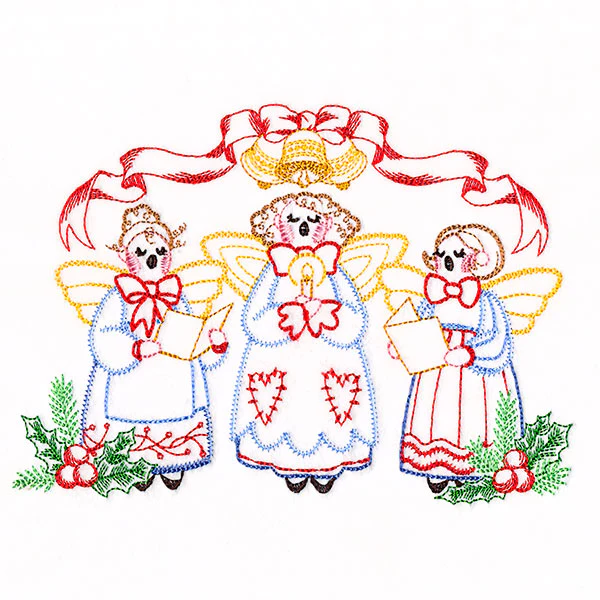 Caroling Angels Border - Image 3