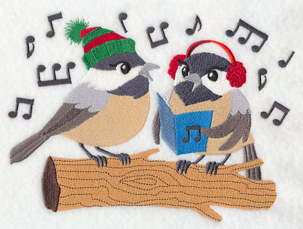 Caroling Christmas Chickadees - Image 3