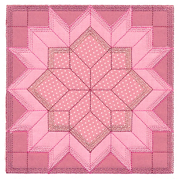 Carpenter's Star Quilt Block (In-the-Hoop) - Image 3
