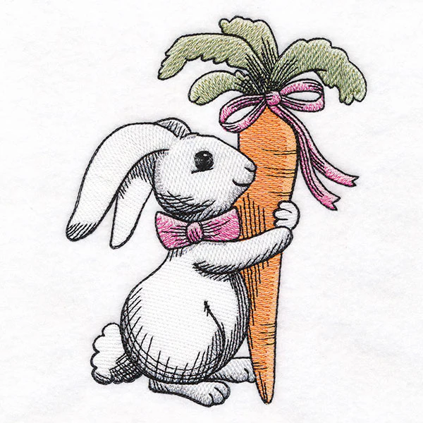 Carrots & Cuddles Easter Rabbit - Image 3