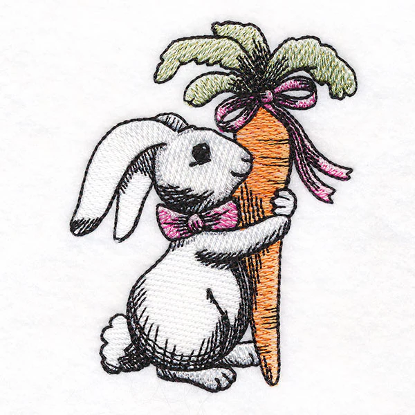Carrots & Cuddles Easter Rabbit - Image 4