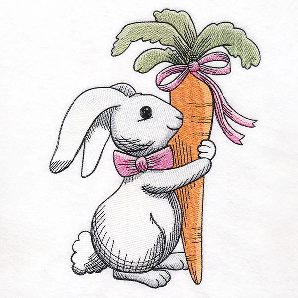 Carrots & Cuddles Easter Rabbit - Image 5