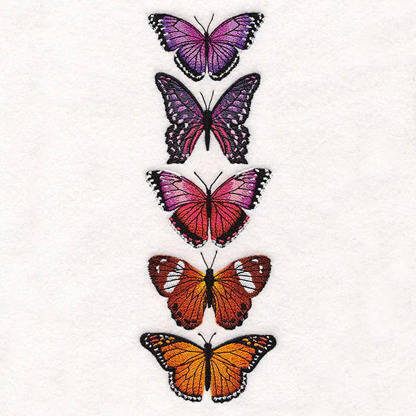 Cascading Butterflies of the Forest - Image 2