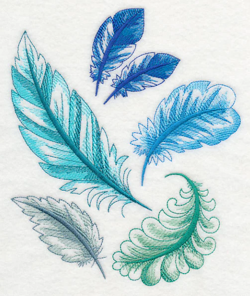 Cascading Feathers Collage - Image 4
