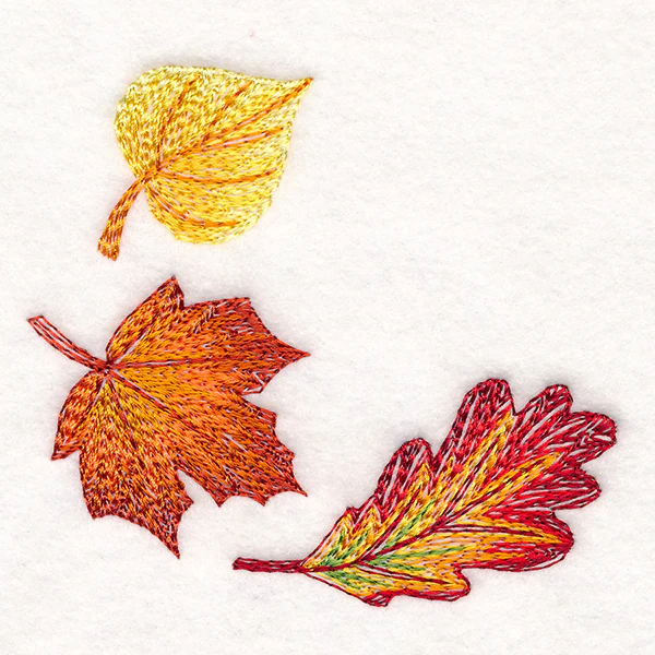 Cascading Leaves in Autumn Corner - Image 9