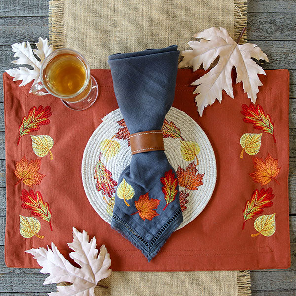 Cascading Leaves in Autumn Wreath - Image 9